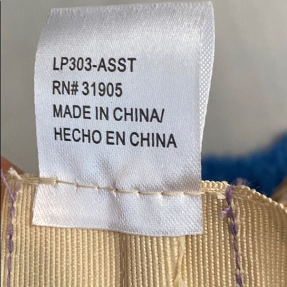 DPC Dorfman Pacific Wide Brim Paper Hat With Colored Pompoms - Picture 9 of 13